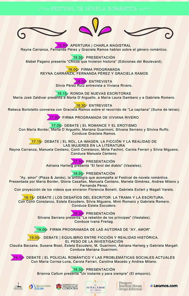 Primera jornada del Festival de Novela Romántica