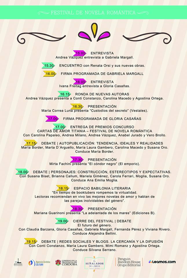 Segunda jornada del Festival de Novela Romántica