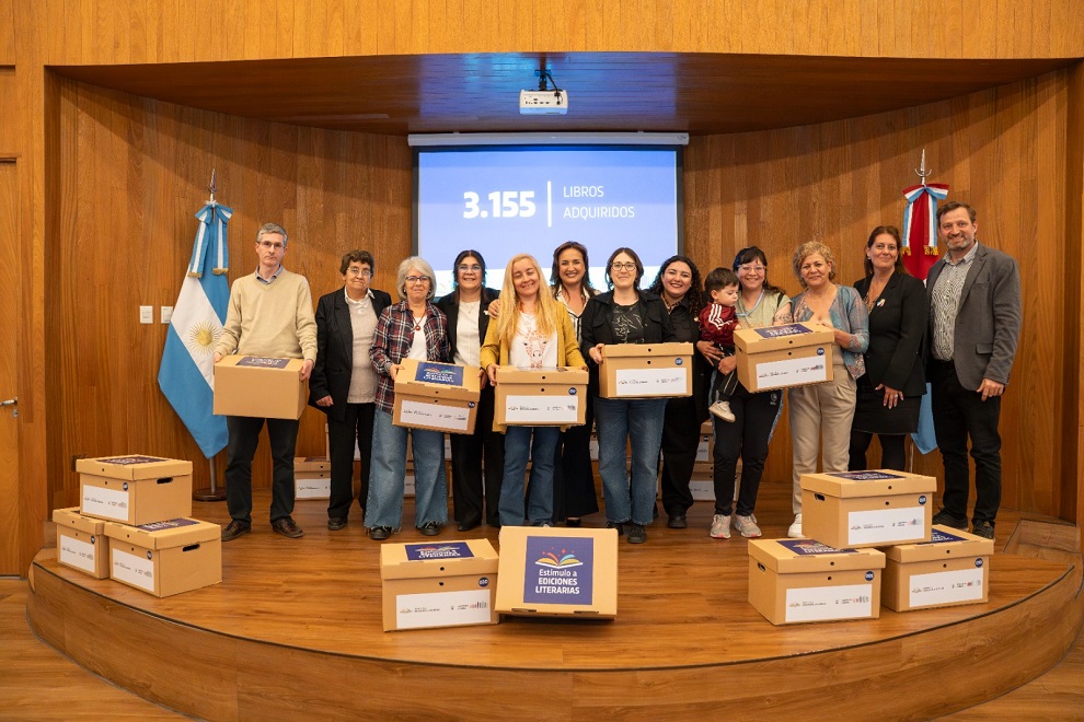 Se entregaron los libros del Programa de Estímulo a las Ediciones Literarias Cordobesas